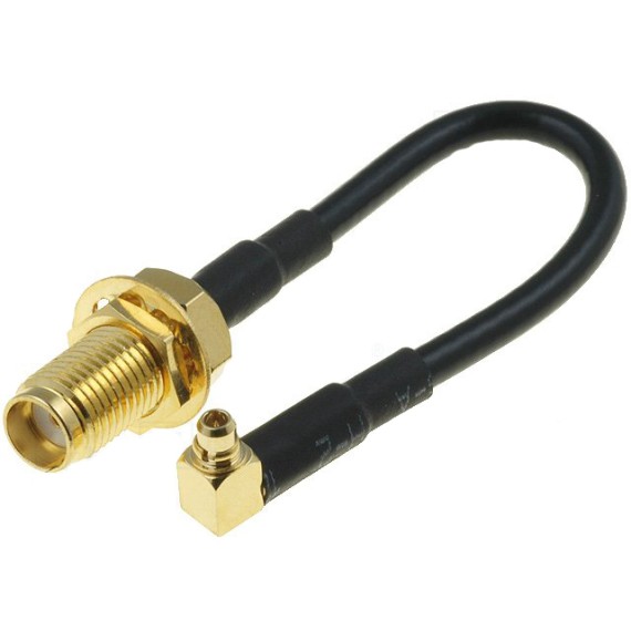 MCX Jack to SMA RF Cable Adapter