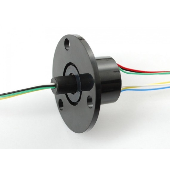 Slip Ring με Φλάντζα - Διαμέτρου 22mm, 6 Καλωδίων, max 240V @ 2A