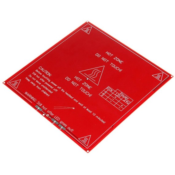 PCB Heatbed MK2B Red