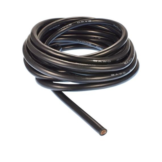 Wire Stranded 18AWG - Black (Super Flexible)
