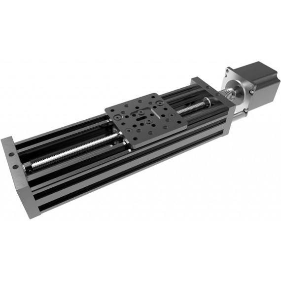 Linear Actuator Bundle 250mm Black with NEMA23 Motor (Assembled)