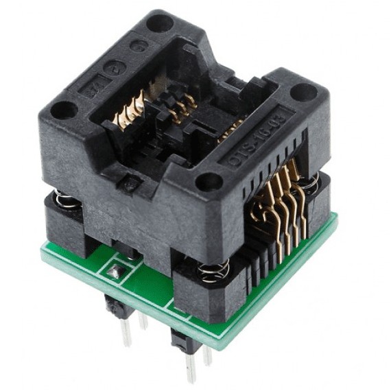 SMD to DIP Adapter - SOP8 to DIP8 150mil