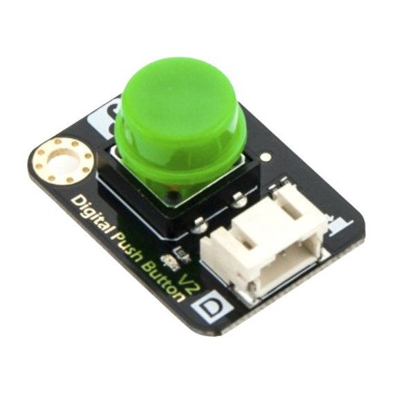 Gravity Digital Push Button (Green)