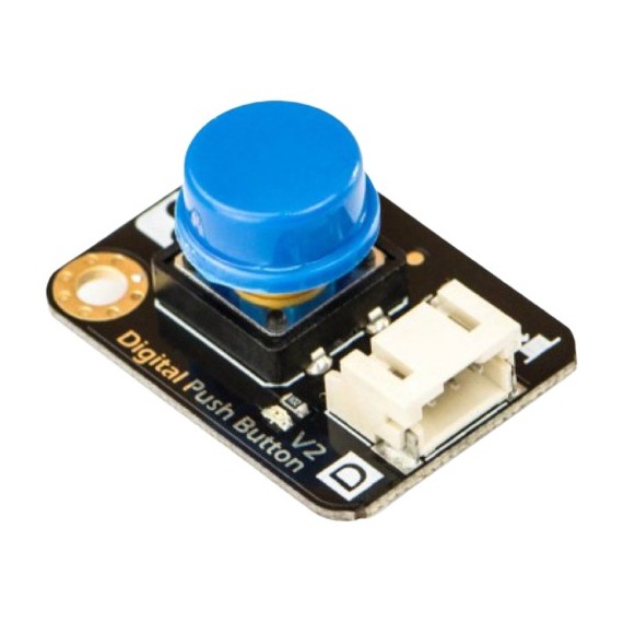 Gravity Digital Push Button (Blue)