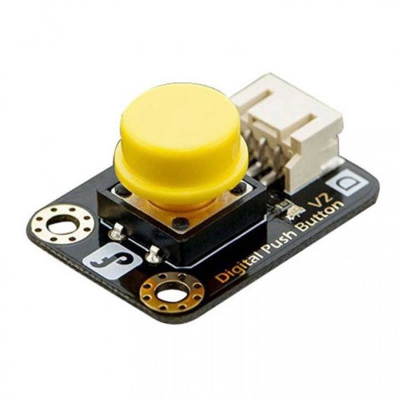 Gravity Digital Push Button (Yellow)