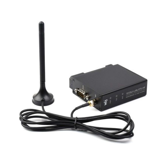 Rail-mount LoRa SX1262-HF RS232/RS485/RS422 to LoRa