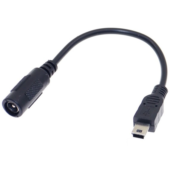 Καλώδιο Mini USB σε Jack 5.5x2.1mm Αρσενικό