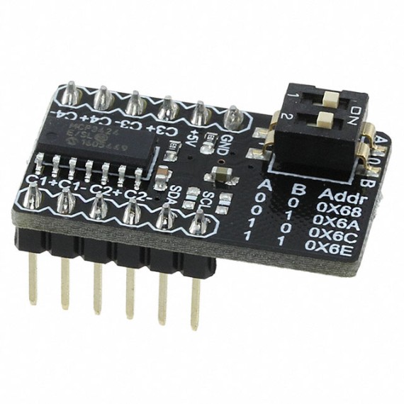Fermion MCP3424 18-Bit ADC-4 Channel with Programmable Gain Amplifier for Raspberry Pi