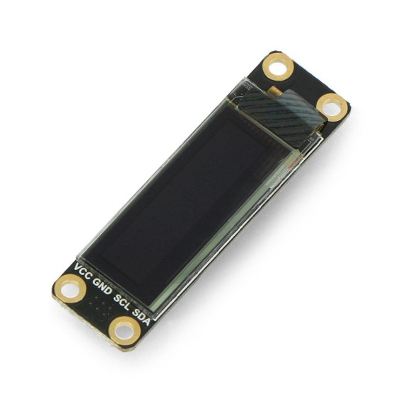 Fermion Monochrome 0.91” 128x32 I2C OLED Display with Chip Pad