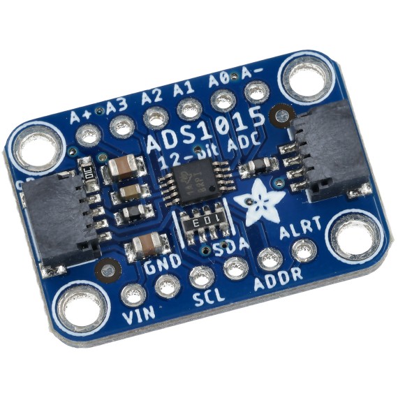 ADS1015 12-Bit ADC - 4 Channel with Programmable Gain Amplifier