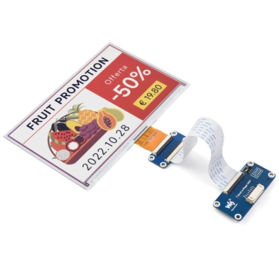 e-Paper Display Module 7.3" 800x480 (7-Color)