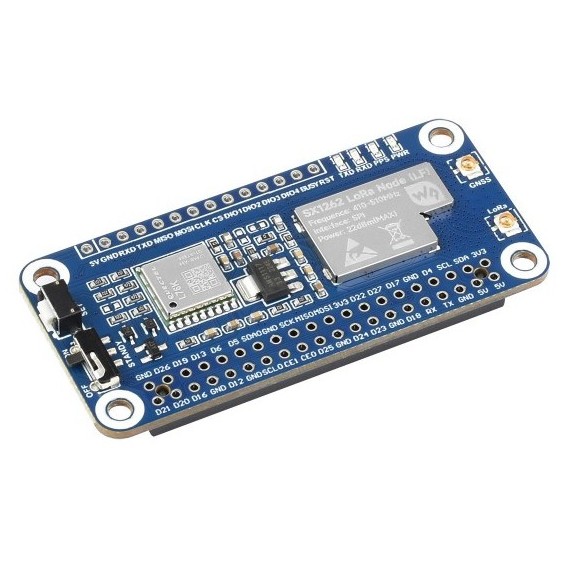 Waveshare LoRaWAN & GNSS HAT for Raspberry Pi SX1262 - 868MHz