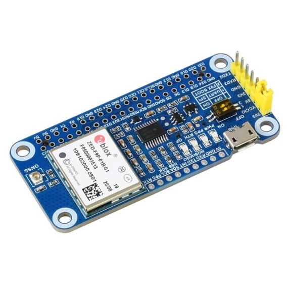 Waveshare GPS-RTK HAT for Raspberry Pi ZED-F9P