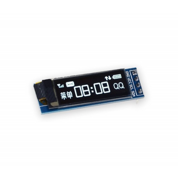 OLED Module 0.91" 128x32 - I2C White