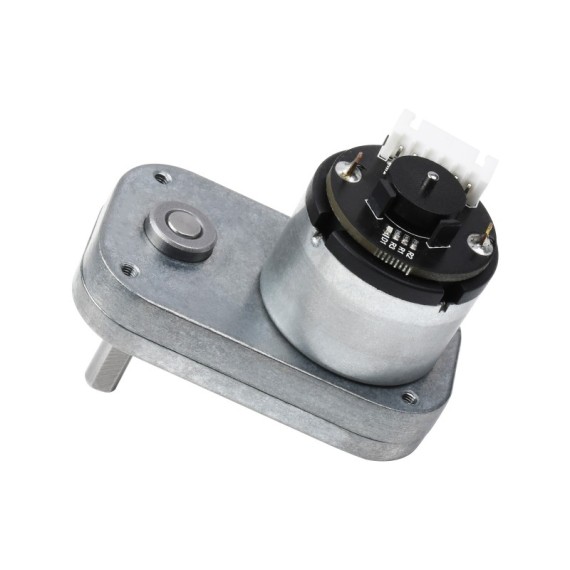 L-shaped DC Gear Motor with Encoder 240RPM