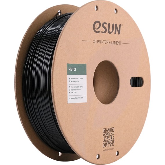 eSUN PETG 1.75mm - 1kg Solid Black