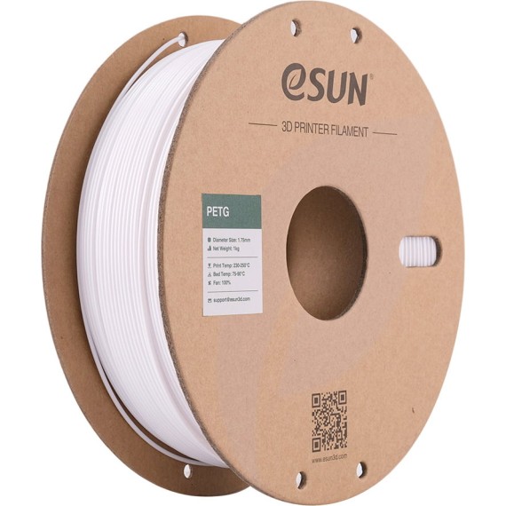 eSUN PETG 1.75mm - 1kg Solid White