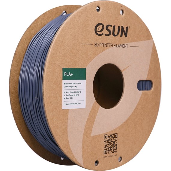 eSUN PLA+ Filament - 1.75mm 1kg Grey