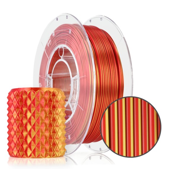 Rosa3D PLA Magic Silk - 1.75mm 300g Fire