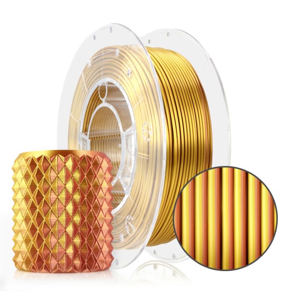 Rosa3D PLA Magic Silk - 1.75mm 300g Gold-Copper