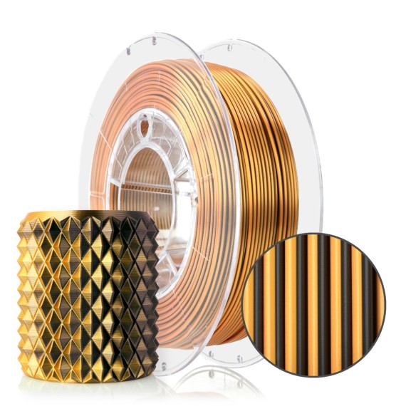 Rosa3D PLA Magic Silk - 1.75mm 300g Mistic Tiger