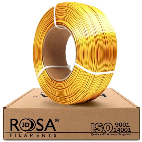 Rosa3D PLA-SILK Refill - 1.75mm 1kg Gold