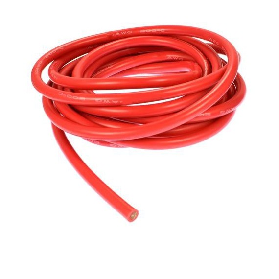Wire Stranded 14AWG - Red (Super Flexible)