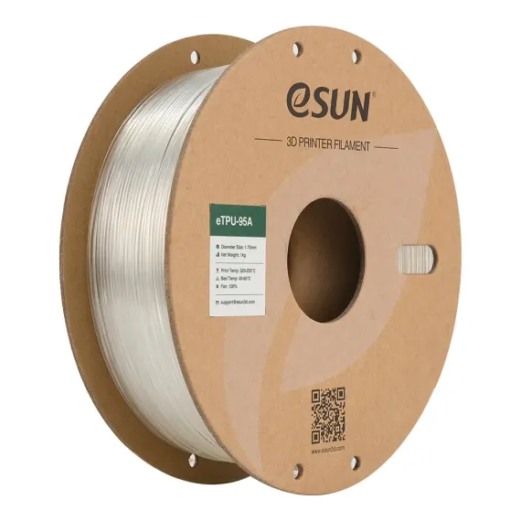 eSUN eTPU-95A 1.75mm 1kg – Clear