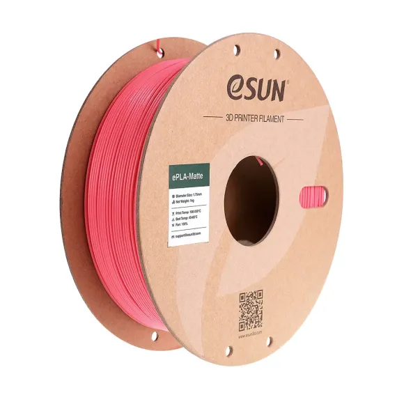 eSUN ePLA Matte - 1.75mm 1kg Strawberry Red