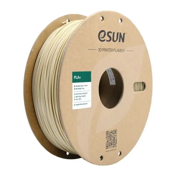 eSUN PLA+ Filament - 1.75mm 1kg Bone White