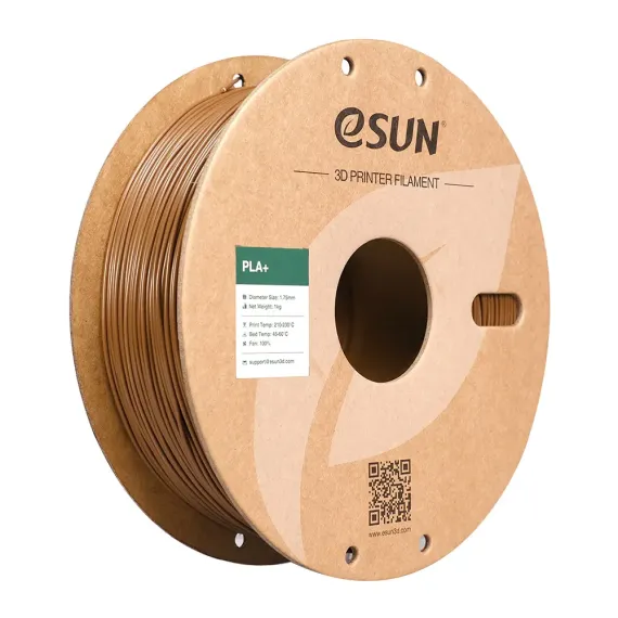 eSUN PLA+ Filament - 1.75mm 1kg Brown