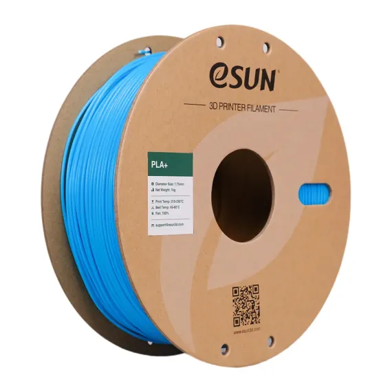 eSUN PLA+ Filament - 1.75mm 1kg Light Blue