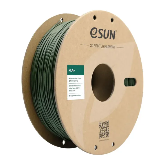 eSUN PLA+ Filament - 1.75mm 1kg Olive Green