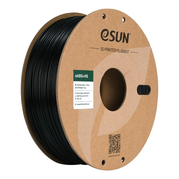 eSUN eABS+HS 1.75mm 1kg – Black