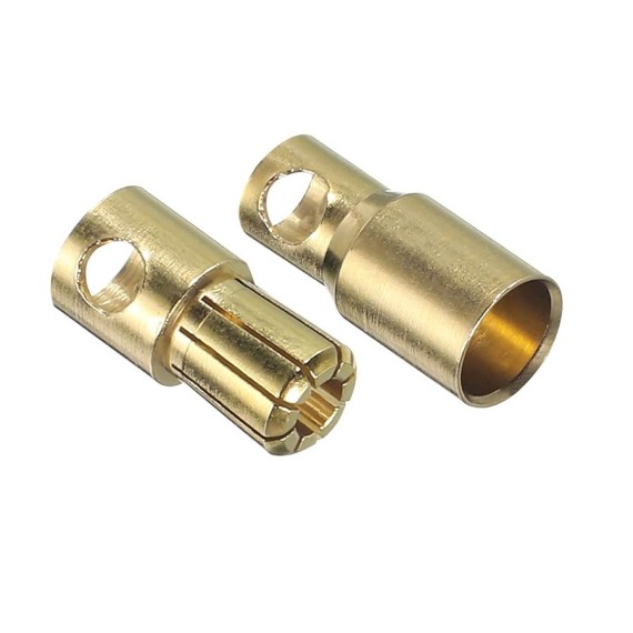 Bullet Connector 6mm 120A Pair