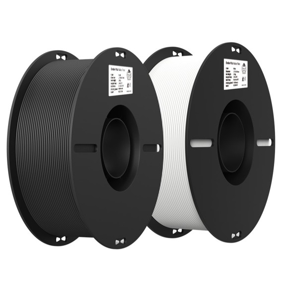 Creality Ender PLA 1.75mm 1kg(x2) - Value Pack White/Black