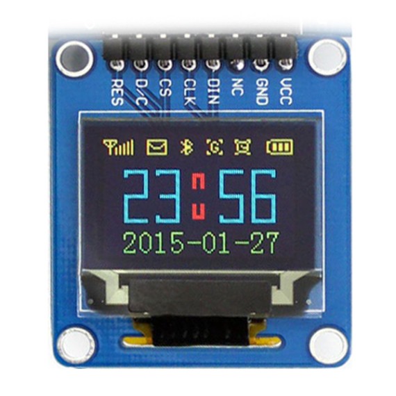 Display 0.96" 96x64 OLED, Display Size: 0.96