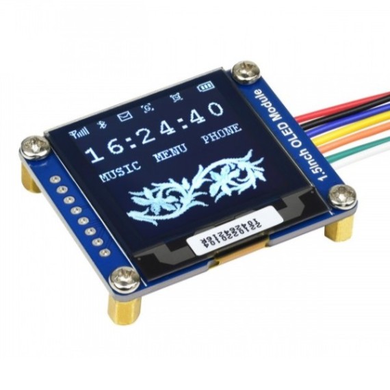 Display 1.5" White 128x128 OLED Module