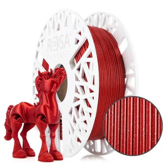 ROSA3D PLA Galaxy 1.75mm 0.5kg - Karmin Red, Απόχρωση: Karmin Red