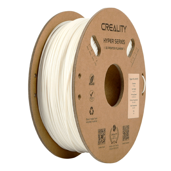 Creality Hyper PLA Filament - 1.75mm 1kg White, Απόχρωση: Λευκό