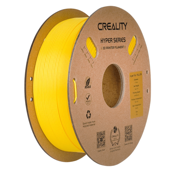 Creality Hyper PLA Filament - 1.75mm 1kg Yellow, Color: Yellow