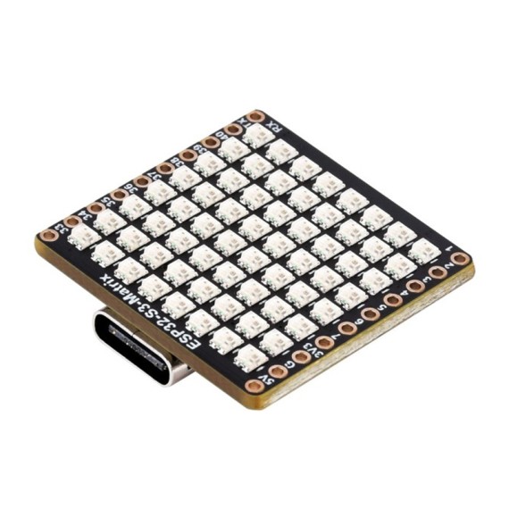 Waveshare ESP32-S3 with 8x8 RGB LED Matrix