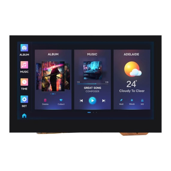 Waveshare ESP32-S3 IPS LCD 4.3" 800×480