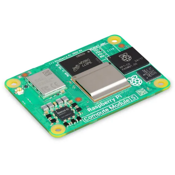 Raspberry Pi CM5 - 4GB RAM, Ram Memory: 4GB, eMMC Flash: -, Wireless: NO