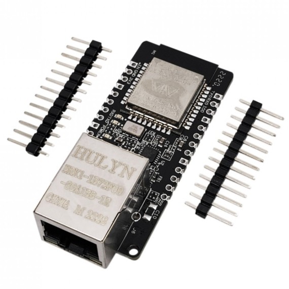 Development Board ESP32 & Ethernet - WT32-ETH01, Header: With Pre-soldered Headers