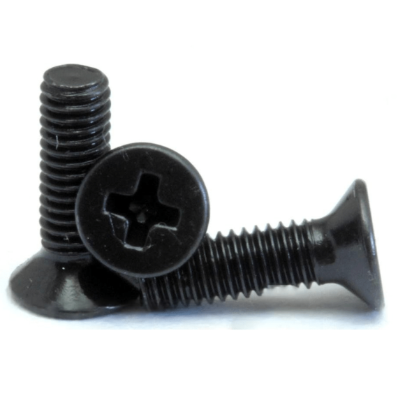 Bolts M3 DIN965 Black - 100pcs, Length: 10