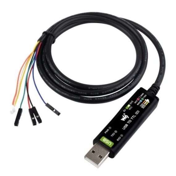 Industrial USB to TTL Serial Cable - RPi 5 Debugging Port