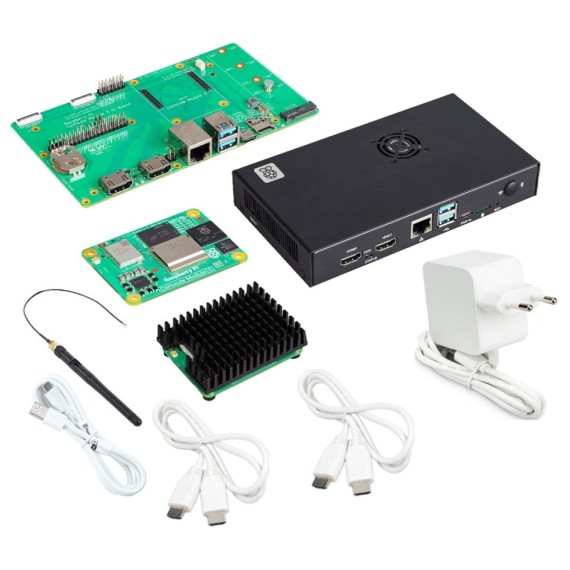 Raspberry Pi Compute Module 5 Development Kit - 4GB RAM / 32GB eMMC / Wireless