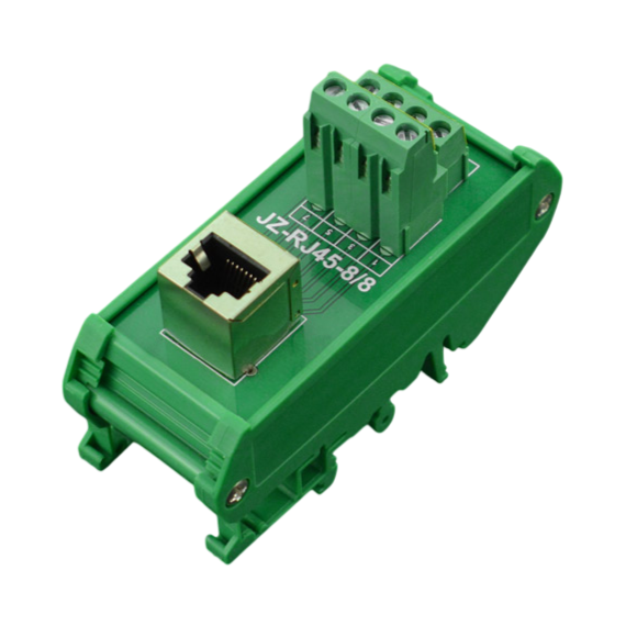 Terminal Block Adapter RJ45 - Vertical