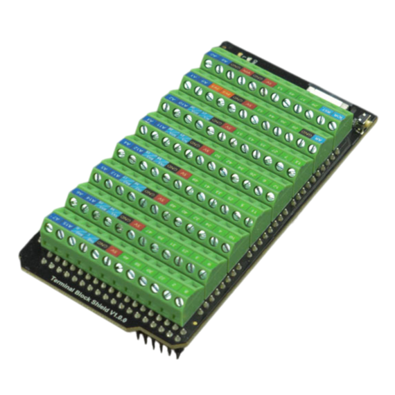 Terminal Block Shield for Arduino Mega